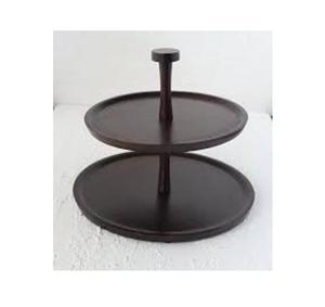 Support à gâteau en bois artistique conçu pour les décorations de fête de luxe et les présentations de desserts magnifiques avec un style rustique élégant - Product Image 5