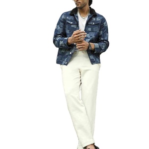 Vestes en jean pour hommes 2026, jeans personnalisés pour la vente en gros, surdimensionnées, conçues sur mesure, vestes pour hommes délavées - Product Image 1