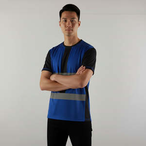 Camiseta de Trabajo de Manga Larga para Hombre, Personalizada con Logotipo, Reflectante, de Alta Visibilidad, ANSI Clase 2, LED, Impermeable, de Poliéster - Product Image 6