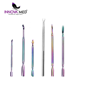 ที่ดันหนังกำพร้าเล็บแบบมีโลโก้สั่งทำได้ หลายสี สินค้ามาใหม่ ผลิตจากสแตนเลส อุปกรณ์ทำเล็บมืออาชีพ สำหรับดูแลเล็บ โดย INNOVAMED - Product Image 2