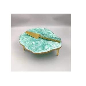 Best Quality Resin Cake Platter and Cake Stand Resin Coasters Home and Kitchenware Table Decorate <b>Used</b> Kitchen Tools Cake Stand - Product Image 2