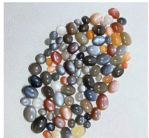 Ágata natural Multi-Moonstone Cabochon Suelto 3mm Piedras preciosas de corte ovalado - Product Image 3