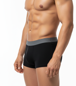 Calzoncillos de Algodón para Hombre PowerEase Negros, Tejido Elástico y Transpirable, Diseñados para un Uso Cómodo Durante Largas Horas - Product Image 4