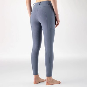 Leggings de equitación de silicona completa para mujer, de cintura alta, de secado rápido, elásticos, para deporte, en oferta - Product Image 6