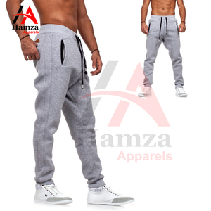 กางเกงวิ่งผ้ายืดเอวสูงผ้าลูกฟูกสำหรับผู้ชาย, 320ผ้าฝ้ายสีเทากันน้ำระบายอากาศได้ดีมีเชือกผูกปรับได้ - Product Image 6