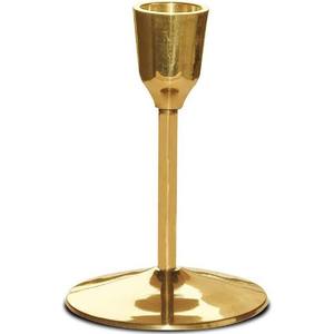 Sleek Stylish Metal <b>Taper</b> <b>Candle</b> Holder Accent for Elegant Dining Table Setup for Home Office and Christmas Easter Decor - Product Image 6