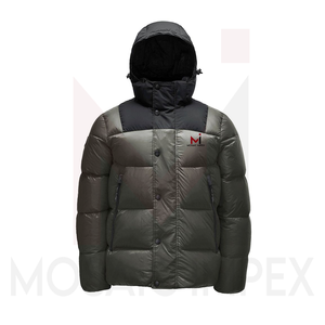Mosaic Impex Parka de invierno para hombre, chaqueta acolchada, último diseño, capucha de lona de poliéster negro, cazadora acolchada de pato para equipo al aire libre - Product Image 6