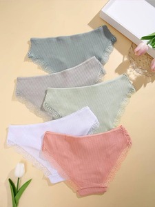 Culotte confortable et élégante de haute qualité culotte pour femmes respirante en gros nouvelle culotte personnalisée en coton biologique 100% - Product Image 2