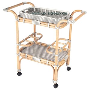 Étagères classiques de meubles de maison en métal et en verre Porte-bagages de luxe décoratif à 6 niveaux pour hôtels et centres de villégiature au meilleur prix - Product Image 3