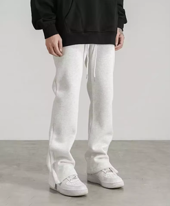 New Design Custom <b>Red</b> Screen Printing Graphic Acid Wash Straight Leg <b>Flare</b> Sweatpants Trousers Men Corduroy Pant <b>Flare</b> - Product Image 3