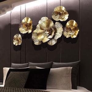 Art mural en fer métallique Art déco Or Design moderne Panneaux décoratifs pour salon Chambre Décoration de la maison Anniversaire - Product Image 5