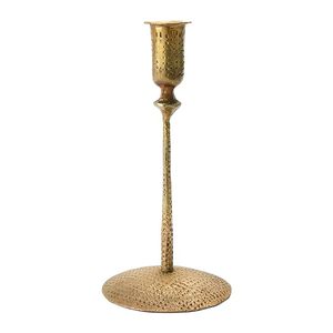 High Quality Handmade Hot Selling New Arrival Tea Candle Holder Metal in Iron Gold Plated Fancy Candle <b>Light</b> Vessel - Product Image 1