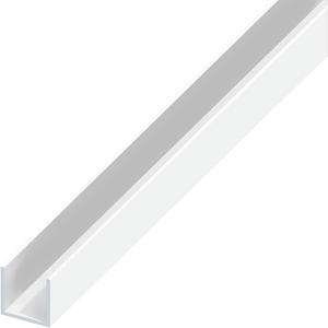 Profilo a U in Alluminio Cromato Argento mm. 10x10x1 Metri 2 - Product Image 1