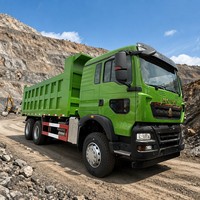 Camion benne minier diesel Sinotruk Howo 6x4 d'occasion, 371 CV, 20 m³, 40 tonnes, pour transport lourd et construction