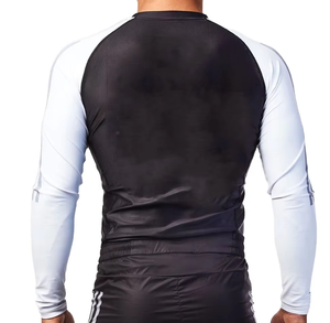 Wholesale Custom Sublimated <b>Printed</b> Rash Guard High Quality Jiu Jitsu Kimono Bjj Gear Men's Fitness Stretch Rashguard - Product Image 4