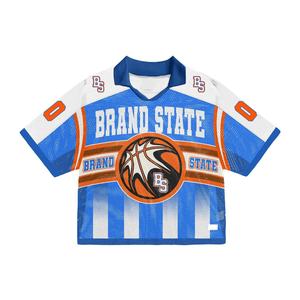 Camiseta de fútbol unisex de alta calidad, logotipo personalizado, sublimación impresa, 100% poliéster, 240g, venta al por mayor, ropa de fútbol - Product Image 3