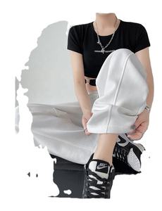 Pantalones Deportivos Unisex de Felpa Francesa P4929, Personalizados, Transpirables, Holgados, de Cintura Alta, Casuales - Product Image 6