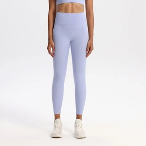 High Quality Yoga Pants <b>Leggings</b> for Women Activewear Workout Elastic High Waist Custom Solid Plain Stretchable Women <b>Leggings</b> - Product Image 5