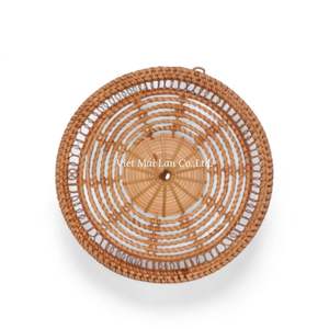 Round Natural <b>Rattan</b> Dining <b>Placemat</b> for Table Setting Restaurant Hotel Use and Wholesale from Vietnam - Product Image 2