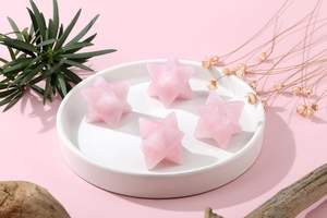 หินควอตซ์ dodecahedron คริสตัลแกะสลักอัญมณี Merkaba สำหรับความรักในตัวเองความสามัคคีและการปฏิบัติทางจิตวิญญาณหินธรรมชาติ merkaba - Product Image 2