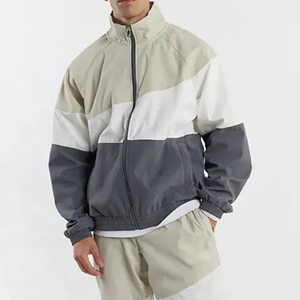 STITCHMODE Fabricant Vente en gros Ensemble coupe-vent de course léger Motif solide Jogging Survêtement avec grande taille - Product Image 2