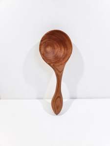 Cuchara de Servir de Madera de Acacia al por Mayor, Forma Única, Vajilla de Cocina para Fiestas, Hecha a Mano en India - Product Image 6