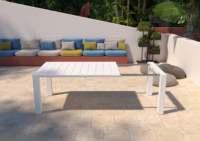 Fabricant de table à manger d'extérieur moderne en gros Mobilier de jardin en plastique pour cuisine, banquet, parc, hôtel, extérieur HORECA