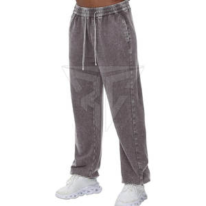 Reasonable Price Create Your Own Acid Wash <b>Trouser</b> Streetwear Casual Men Oversize Customized <b>Trousers</b> - Product Image 4