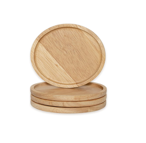 Posavasos enfriador de vino de madera ecológico de 3mm posavasos de sublimación para forma redonda y al mejor precio - Product Image 4