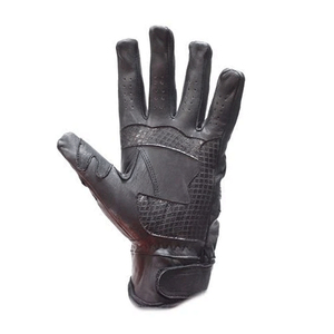 Nouveau noir cuir moto gants vélo équitation doigt complet cuir jointures Protection moto Auto course porter des gants - Product Image 3