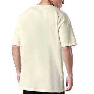 Mejor precio hombres camiseta de alta calidad de gran tamaño 100% algodón hecho a medida DTF camiseta para hombres de talla grande camisa de gimnasio Lisa ropa Casual - Product Image 4