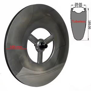 Roue En Carbone à 3 Rayons ProX Roue à Trois Rayons Aero 700C De 27 Mm