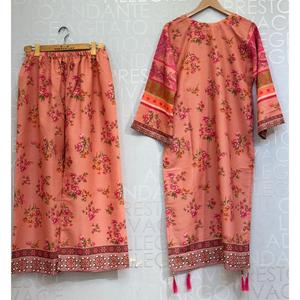 ชุดสูทผ้าเครปแบบยาว 2 ชิ้น รุ่น FUSION SL00248 เสื้อแขนสามส่วน ชุดฤดูใบไม้ร่วงแบบสองชิ้น ไซส์ 2XL - Product Image 3