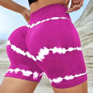 Respirant de haute qualité conception personnalisée Nylon Fitness Gym entraînement séchage rapide écologique femmes taille haute Shorts - Product Image 6