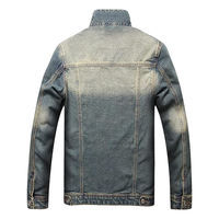 Veste en jean pour homme, nouveau design 2026, délavage acide, manches longues, style décontracté, facile à porter, tissu 100% coton, respirant