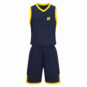 Uniforme de Baloncesto 100% Poliéster, Uniforme de Baloncesto de Buena Calidad, Uniforme de Baloncesto Personalizado con Nuevo Diseño - Product Image 1