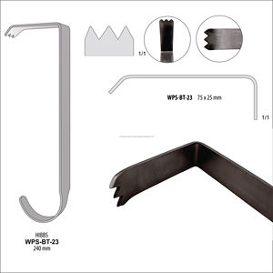 Rétracteur HIBBS pour chirurgie orthopédique de la colonne vertébrale, instrument chirurgical en acier inoxydable, rétracteurs médicaux certifiés CE, 240 mm - Product Image 6