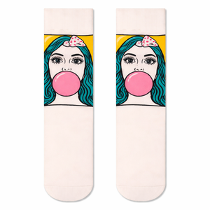 Chaussettes en coton fantaisie pour hommes et femmes, motifs colorés, décontractées, usage quotidien, vente en gros directe d'usine, exportation depuis la Turquie - Product Image 6