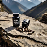 Capsules de poudre de Shilajit de l'Himalaya séchées naturellement, 100% pure acide fulvique naturel, compléments alimentaires à base de plantes, soutien immunitaire pour adultes, 30 gélules