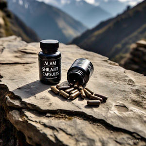 Cápsulas de polvo de shilajit del Himalaya secadas al sol naturales 100% suplementos de hierbas de ácido fúlvico natural puro 30 piezas de embalaje - Product Image 6
