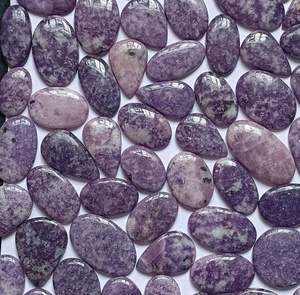 Increíble calidad Natural jaspe lepidolita cabujón mezcla suelta forma piedra curativa joyería precio a granel calidad piedra Natural - Product Image 2