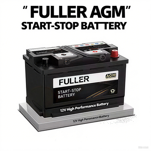 Hot Sale DIN Stand12V 80Ah AGM Start Stop Car Battery Maintenance Free Sealed Lead Acid Auto Battery for All Start-Stop Vehicles