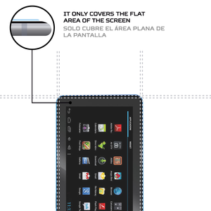Protector de pantalla ANTISHOCK para tableta Trevi TAB Kid Tab 7 C16, cubierta duradera y protectora - Product Image 4