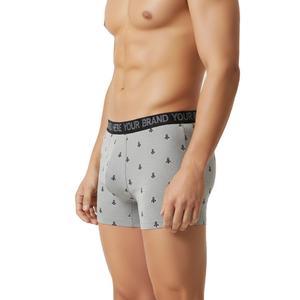 Boxers en coton imprimés numériquement à étiquette privée, boxers pour hommes avec votre logo et votre marque personnalisés, service OEM - Product Image 2