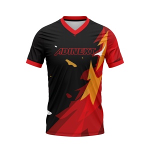 Botones de malla sublimada zip unisex tiro con arco partido Jersey camisa usa para equipo - Product Image 6