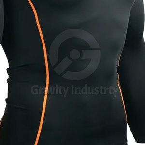 Rashguard respirant à manches longues pour homme, usage extérieur - Spandex/Polyester, séchage rapide, haute qualité, service OEM personnalisable, tendance - Product Image 5