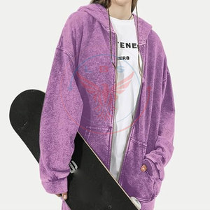 Servicio OEM al por mayor: Sudaderas con capucha de invierno para mujer, 100% algodón, forro polar, con logo frontal personalizado, color y logo a medida, fabricadas en Pakistán. - Product Image 4