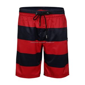 กางเกงชายหาดลายทางคุณภาพสูง แฟชั่นฤดูร้อน กางเกงขาสั้นสไตล์หรูหรา กางเกงขาสั้นสำหรับใส่ในสวนสาธารณะ ขายส่งแบบ OEM - Product Image 5