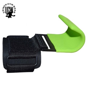 UNIQUE GYM WEAR Wrist Brace Support Sports Protective Breathable Neoprene Customized wrist support with hook <b>bar</b> weightlifting - Product Image 6