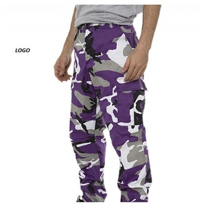 Pantalon de survêtement en toile léger personnalisé pour hommes respirant anti-rides Joggers anti-étirement décontracté Cargo randonnée en plein air haute haute - Product Image 2